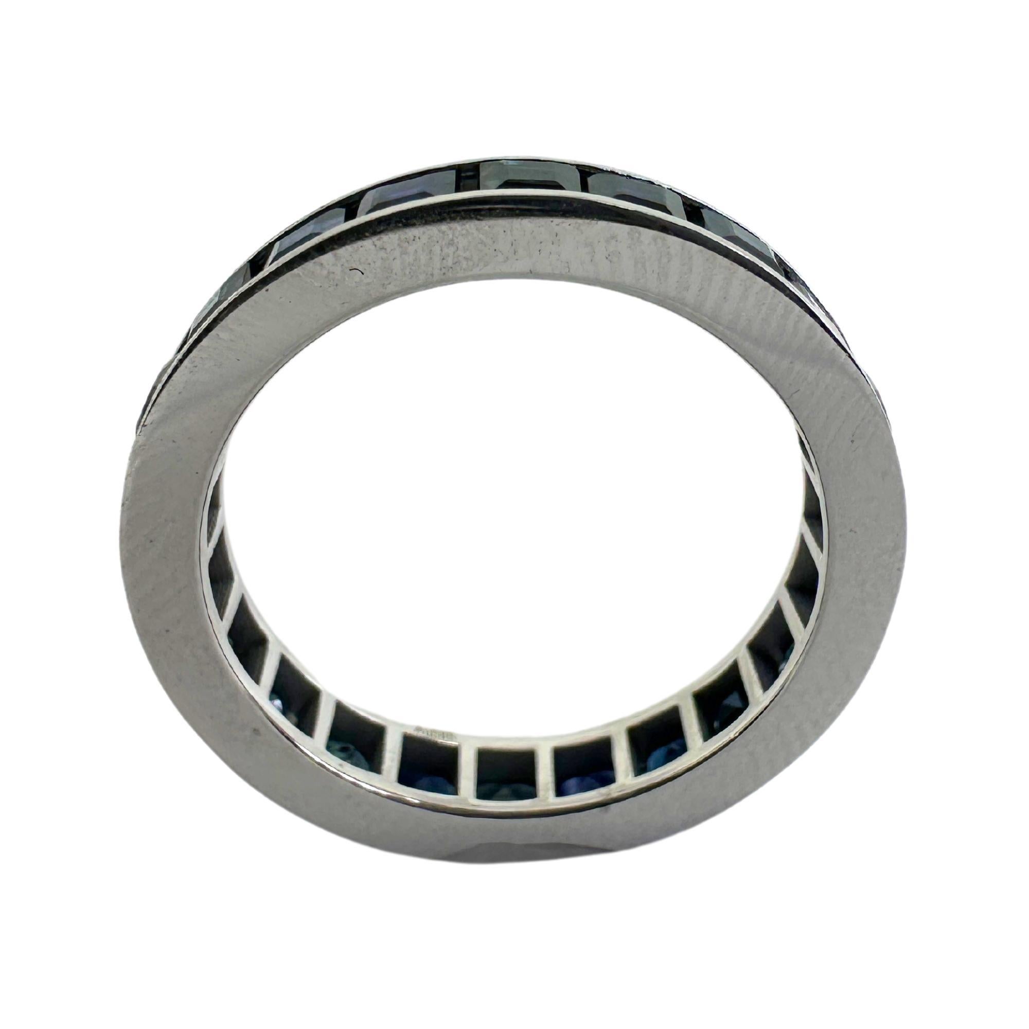 Women's 14K Sapphire Eternity Band