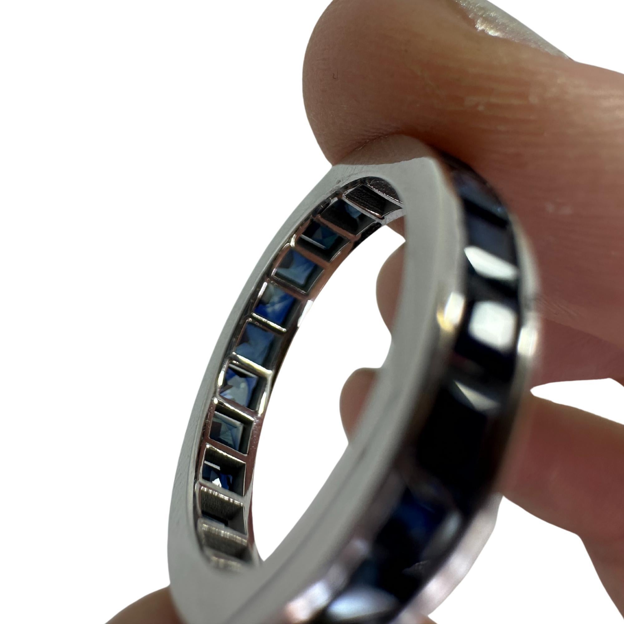 14K Sapphire Eternity Band 2