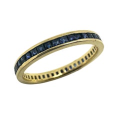 14K Sapphire Eternity Ring