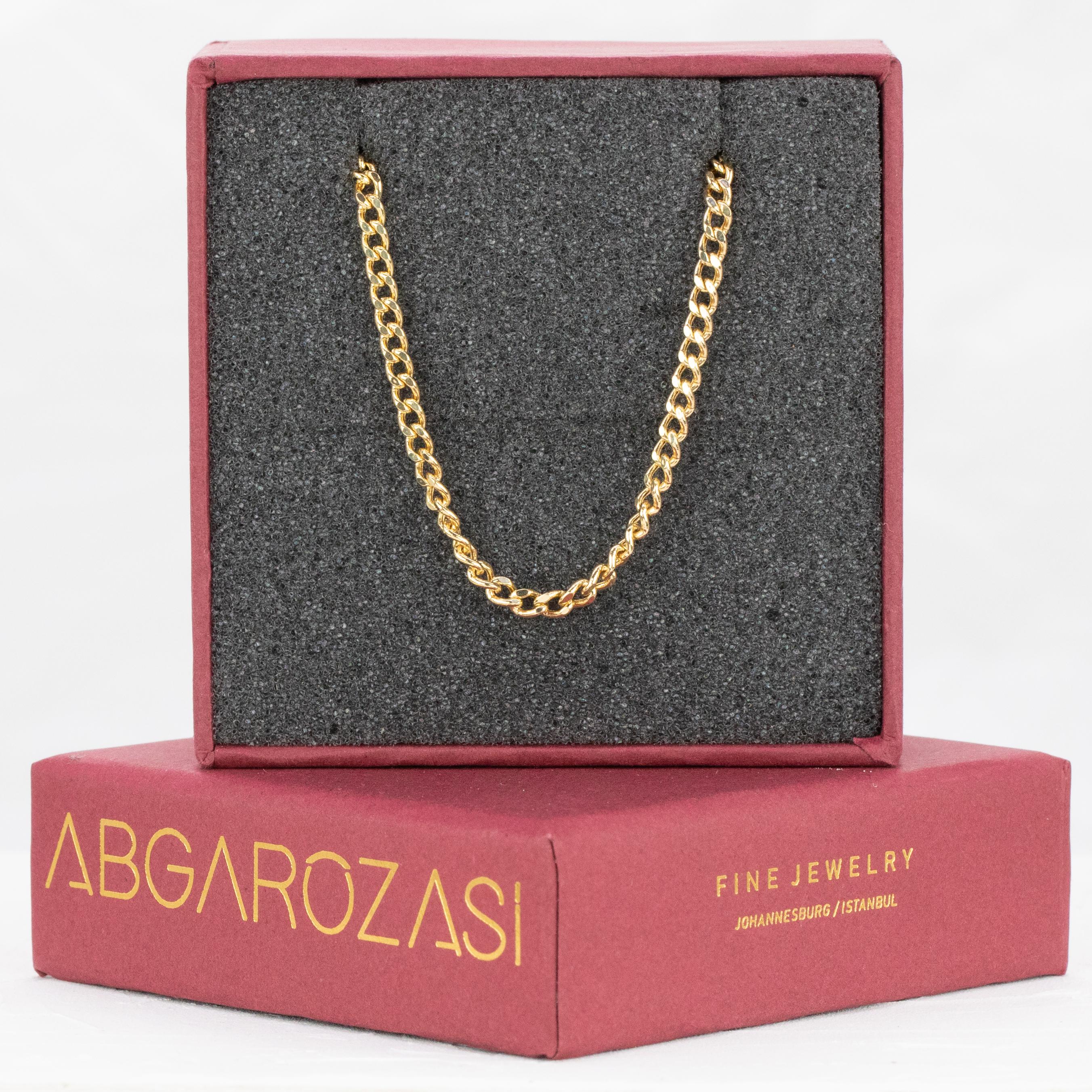 14K Solid Gold Chain Necklace, 50cm Dainty Gold Necklace for Women, 7g Real Gold For Sale 3