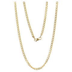 14K Solid Gold Chain Necklace, 50cm Dainty Gold Necklace for Women, 7g Real Gold