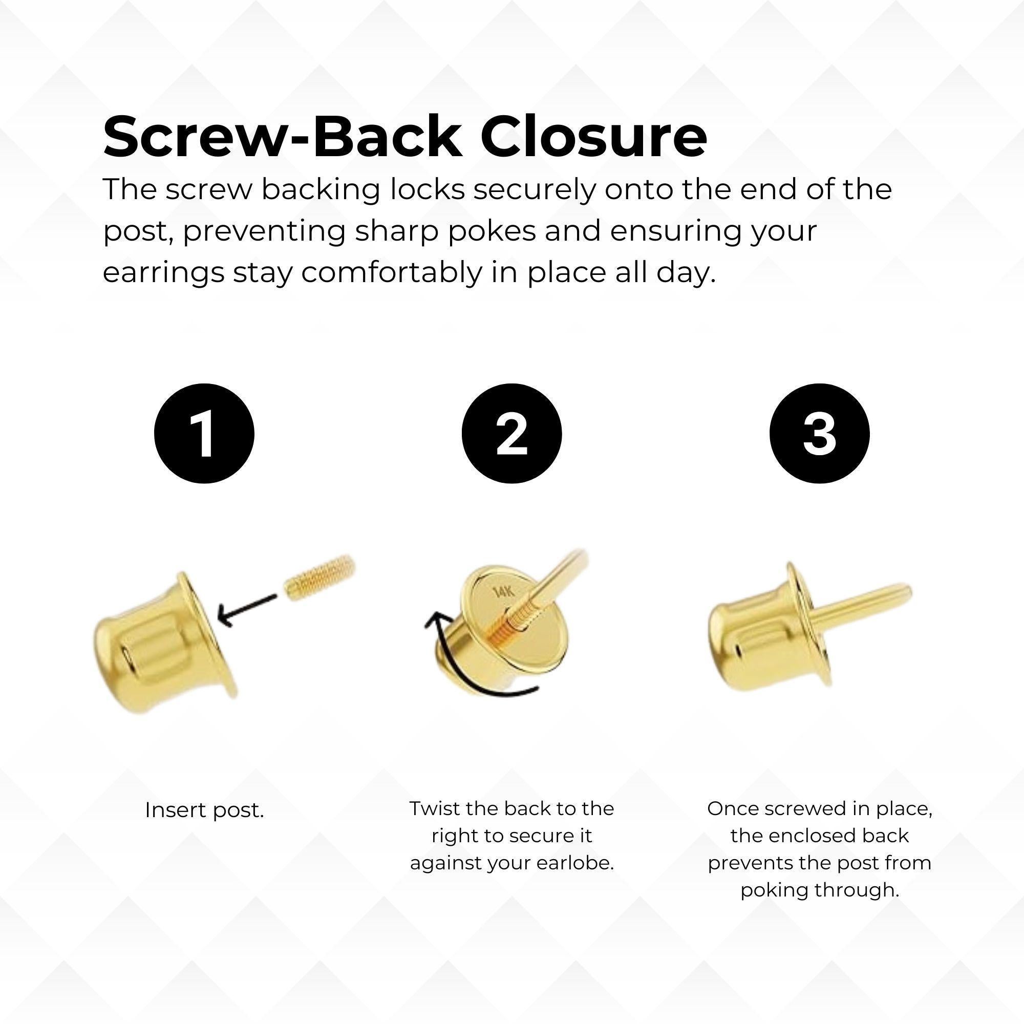 Add a regal touch to your style with this 14K Yellow Gold Crown Cartilage Earring. These are made specifically for cartilage earring, but are long enough to be worn at multiple ear placements. Made with real 14 karat solid yellow gold. Not gold