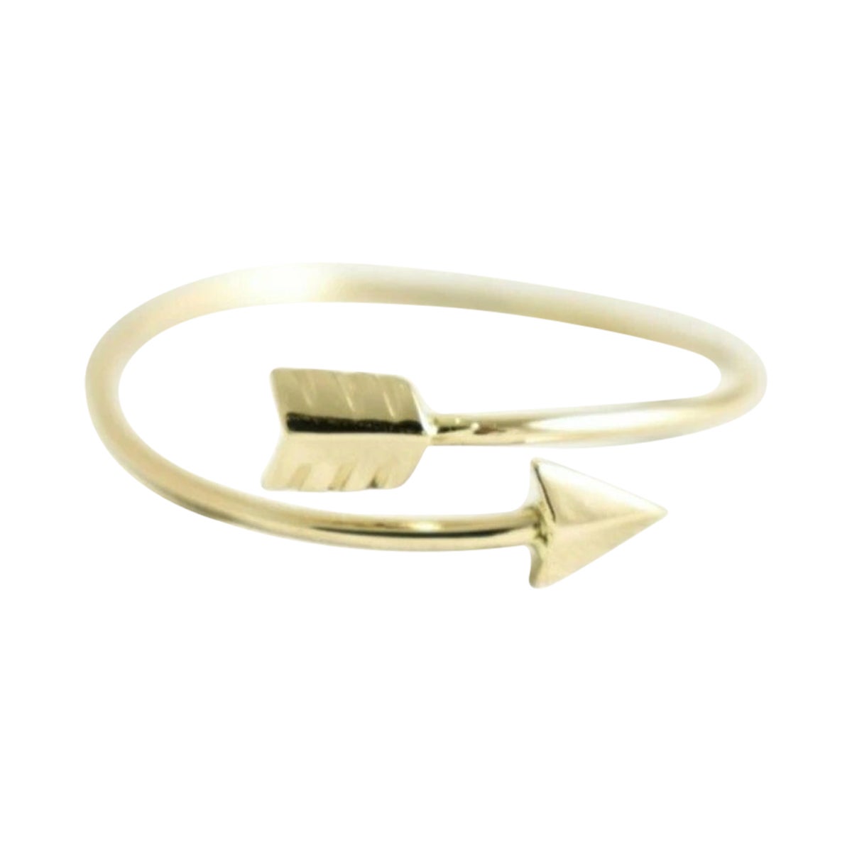 14k Solid Gold Dainty Skinny Mini Statement Ring Minimalist Wedding Ring Band