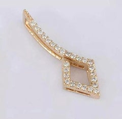 14K Solid Gold Diamond Charm Pendant For Women Wedding Jewelry Gift