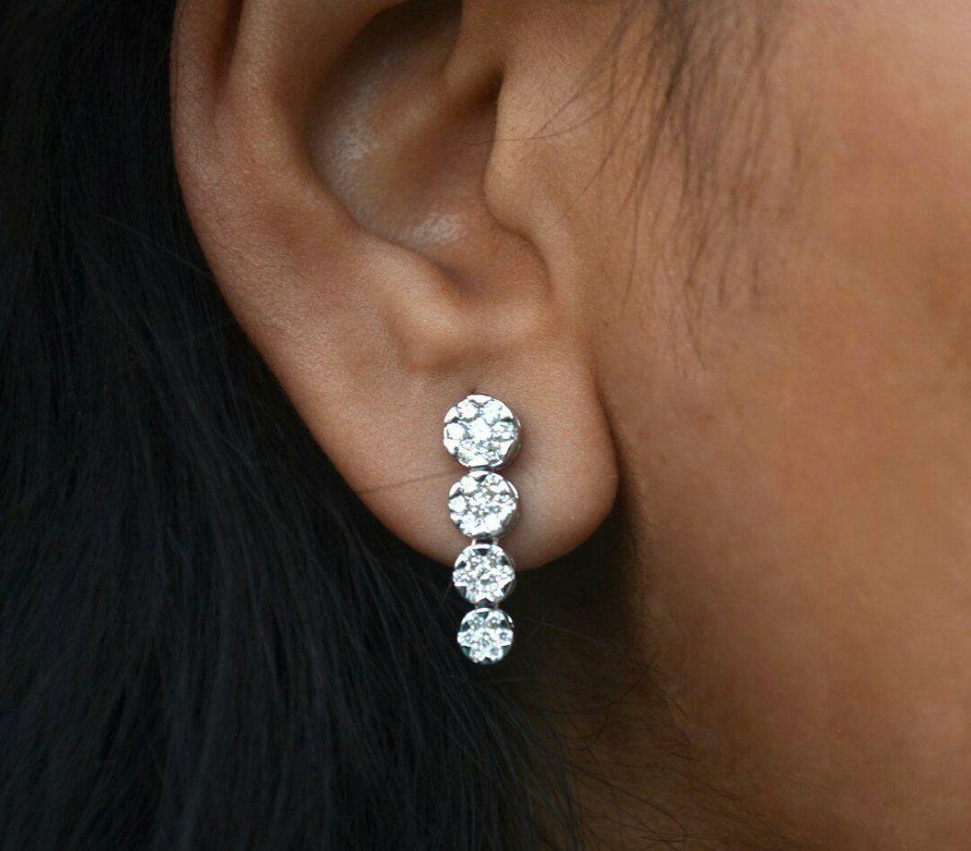 Boucles d'oreilles en or massif 14k avec diamants Boucles d'oreilles mariage Cadeau de mariage
Léger, il peut être porté tous les jours

Informations complémentaires :
Condit : Nouveau avec étiquettes : Un article neuf, non utilisé et non porté (y