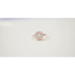 14k Solid Gold Diamond Cocktail Ring