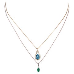 14K Solid Gold Diamond-Cut Cable Chain – Adjustable Length 16–18"