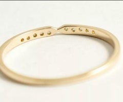 Bague de Saint-Valentin en or 14k sertie de diamants Bague de Saint-Valentin en or 14k sertie de diamants Bague d'amour minimaliste à l'infini