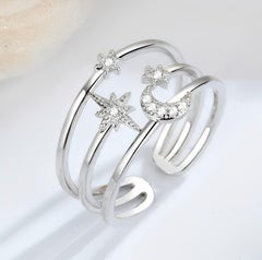 14K Solid Gold Engagement Ring Band For Women Round Diamond ring