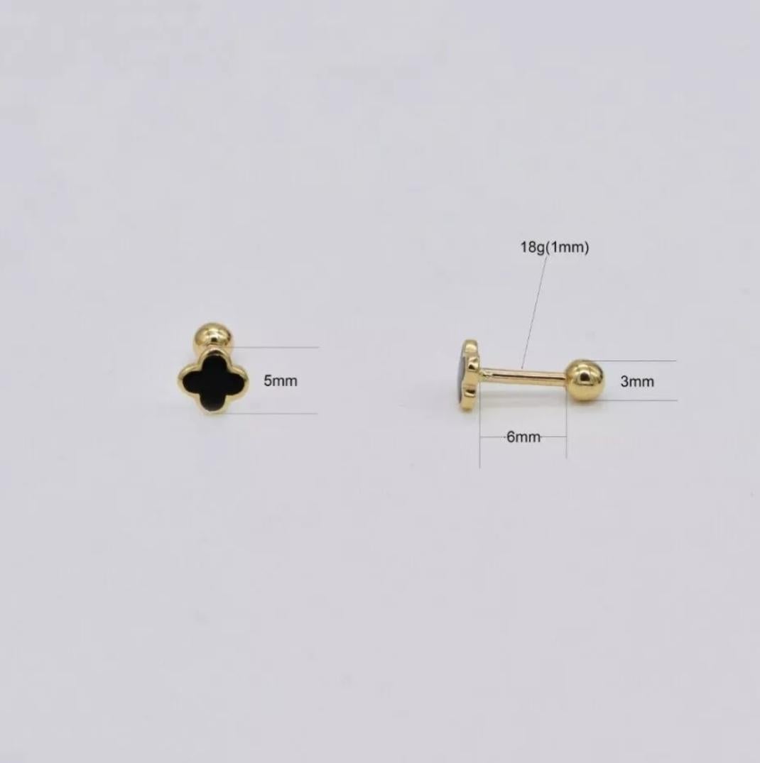14K Solid Gold Flour Leaf Clover Stud Piercings For Women Nose Wedding Gifts

Material
14K Solid Gold
Personalize
Yes
Item Length
6 mm
Closure
Ball
Metal
Yellow Gold
Colour
Gold
Metal Purity
14k
Shape
Leaf
Gauge
18 g (1 mm)

Gross Weight: 0.6 Grams