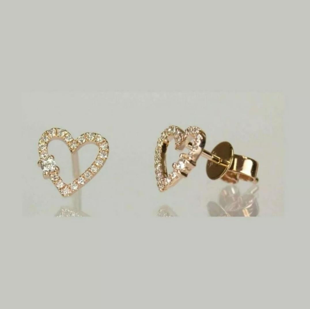 14K Solid Gold Heart Shape Earring Studs Natural Diamond Handmade Jewelry

Total Carat Weight
0.24 Cts And Above
Metal
Yellow Gold
Number of Diamonds
42
Material
Natural Diamond, 14K Solid Gold
Main Stone
Diamond
Closure
Butterfly
Certification
14K