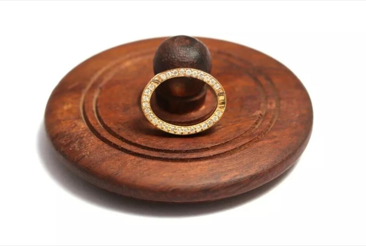 Fermetures de homard en or massif 14 carats serties de diamants naturels Fermeture à glissière unique pour femmes en vente 2