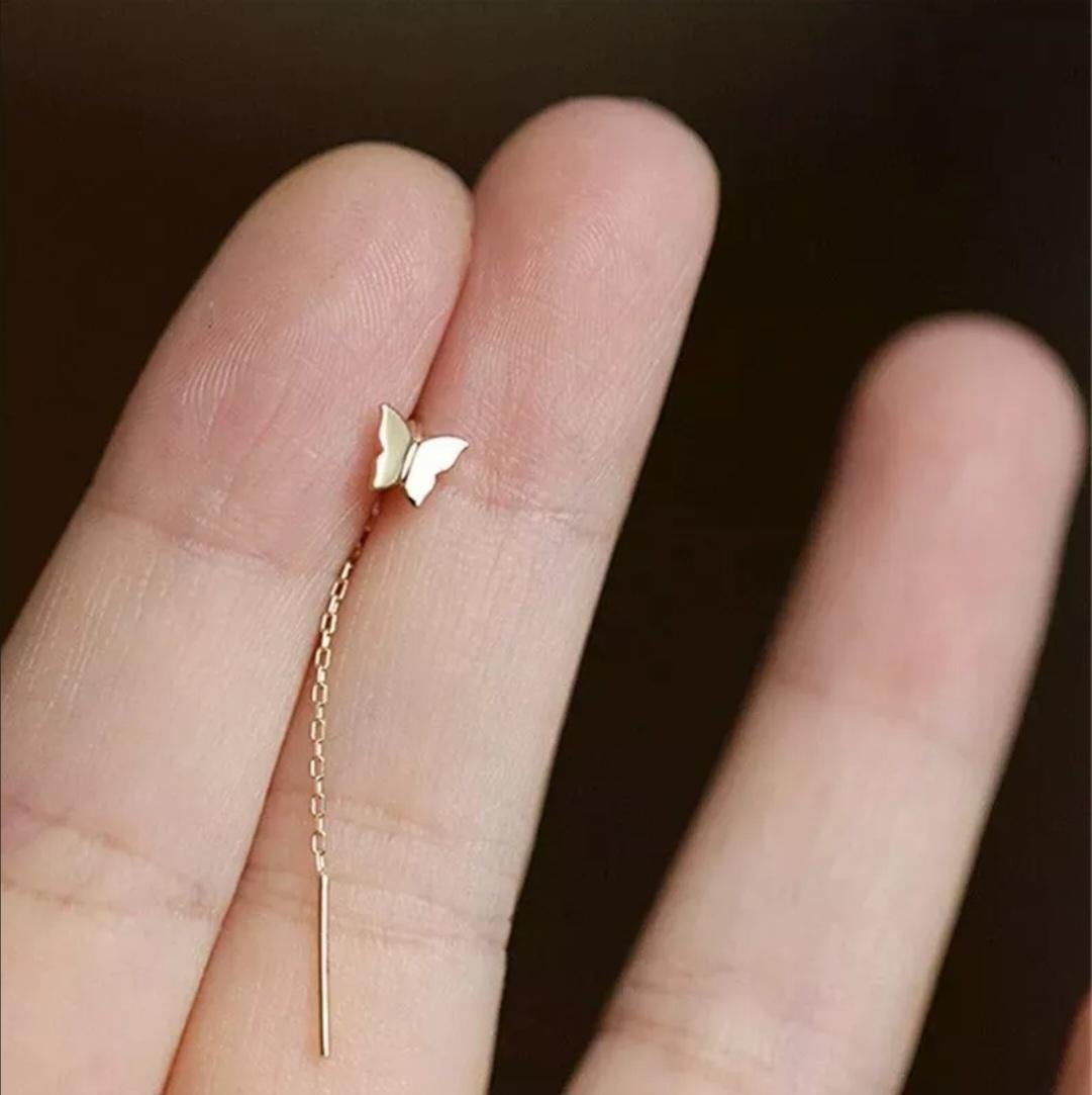 14K Solid Gold Simple Butterfly Earrings For Women Korean Fine Jewelry Tassel.

Total Carat Weight
0.24 & Under
Base Metal
Yellow Gold
Metal Purity
14k
Closure
Butterfly



A P P R O X T I M E

All items are custom made to order. Our approx time is