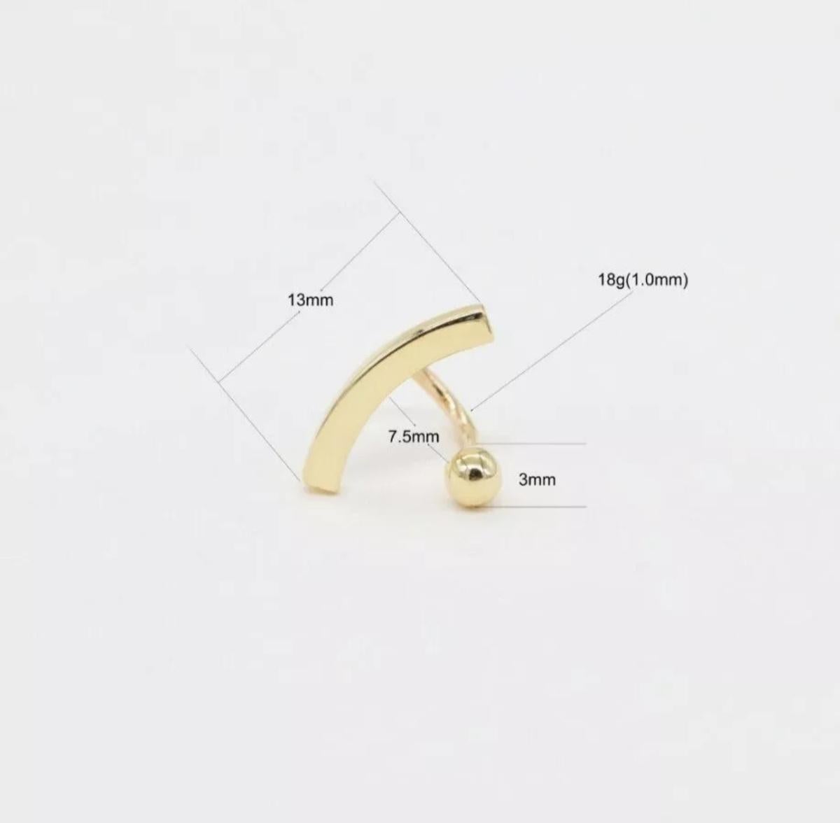 Boucles d'oreilles pour femmes en or massif 14 carats Smiley Open Huggie Hoop Piercings

Matériau
Or massif 14K
Métal
Or jaune
Longueur de l'article
13 mm
Diamètre intérieur : 7,5 mm Approx.

A P P R O X T I M E .

Tous les articles sont fabriqués