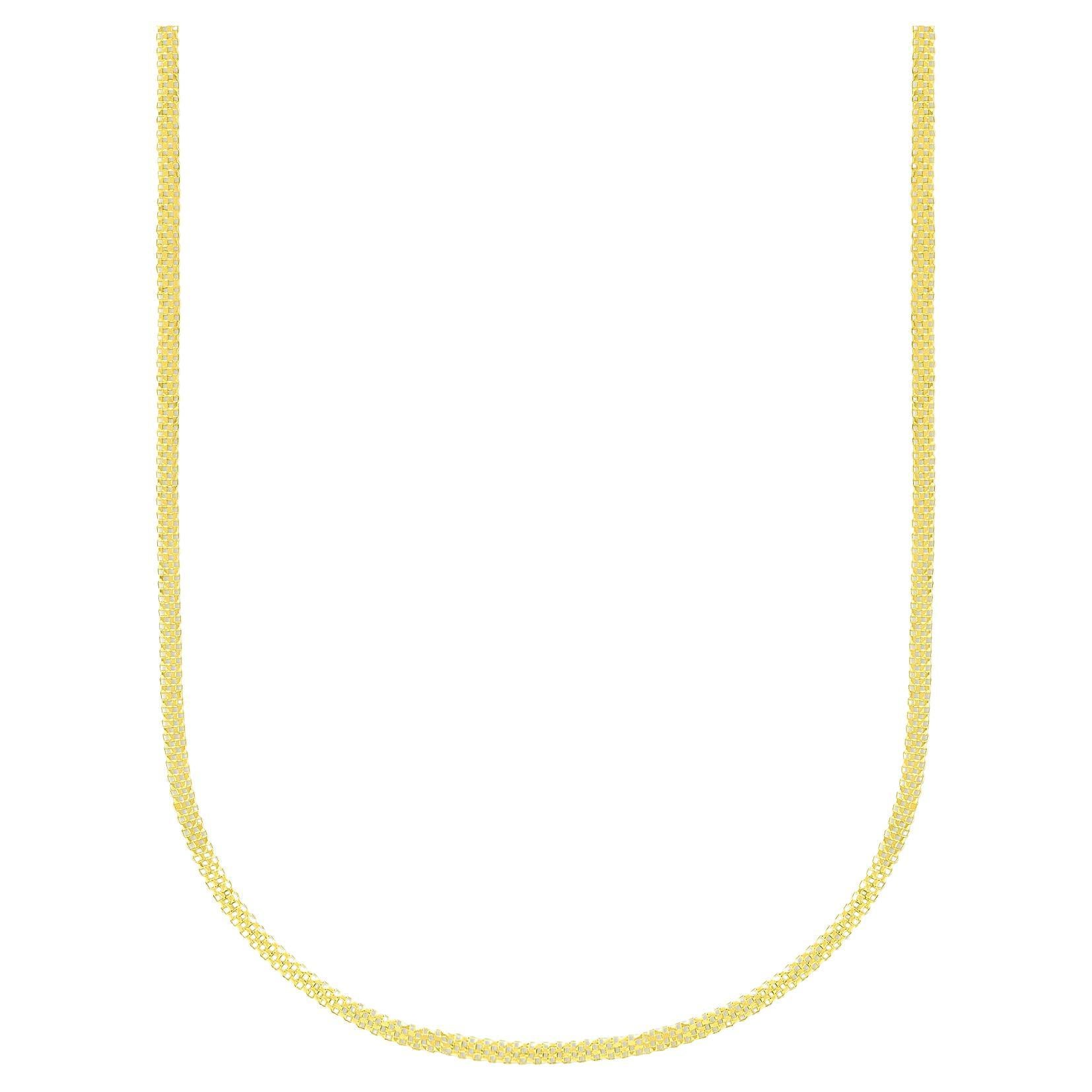Collana a catena sottile in oro massiccio 14K - Design/One leggero e stratificato