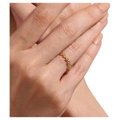 14K Solid Gold Vine Wedding Ring Gold Leaf Stacking Floral Ring Band For Girls.