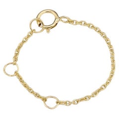 14k Solid Gold Watch Chain Accessories Gift for Lovers