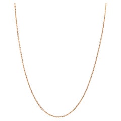 14K Solid Rolo Chain