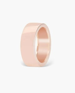 14k Solid Rose Gold Engagement Band Ring