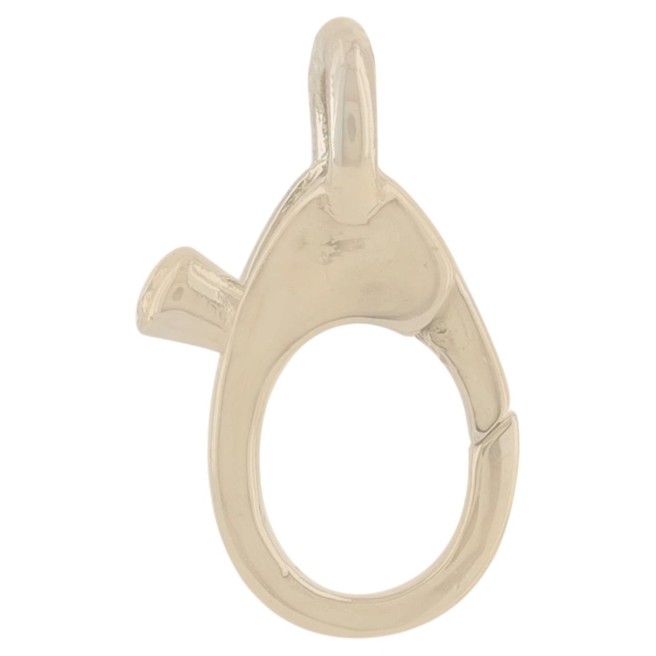 Oro giallo massiccio 14 carati 0,02 carati di diamante Chiusura a moschettone Fine Jewelry Finding