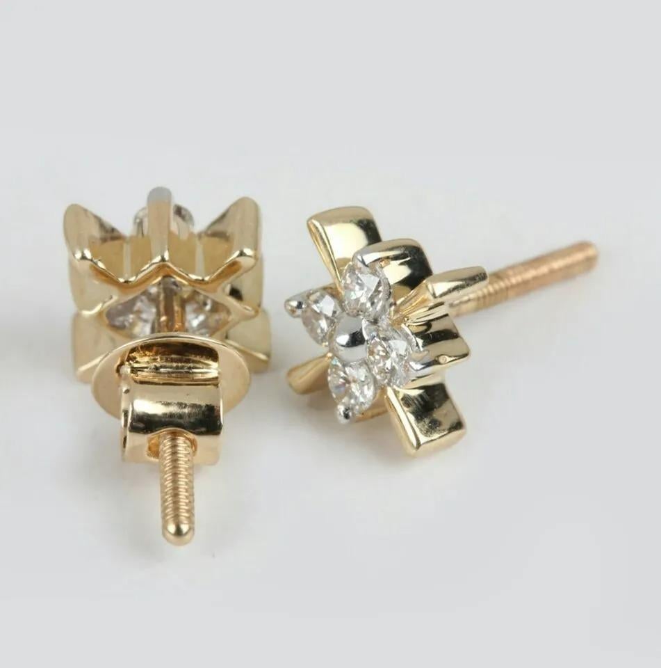 Orecchino con diamante in oro giallo massiccio 14K Orecchio da sposa Piercing Gioielli Regalo.
Leggero, può essere indossato tutti i giorni

Informazioni aggiuntive:
Materiale: Pietra preziosa, Oro giallo massiccio 14K, Diamante naturale
Metallo: