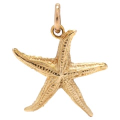 14K Starfish Charm