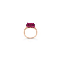 14K Strawberry Gold Ruby Ring