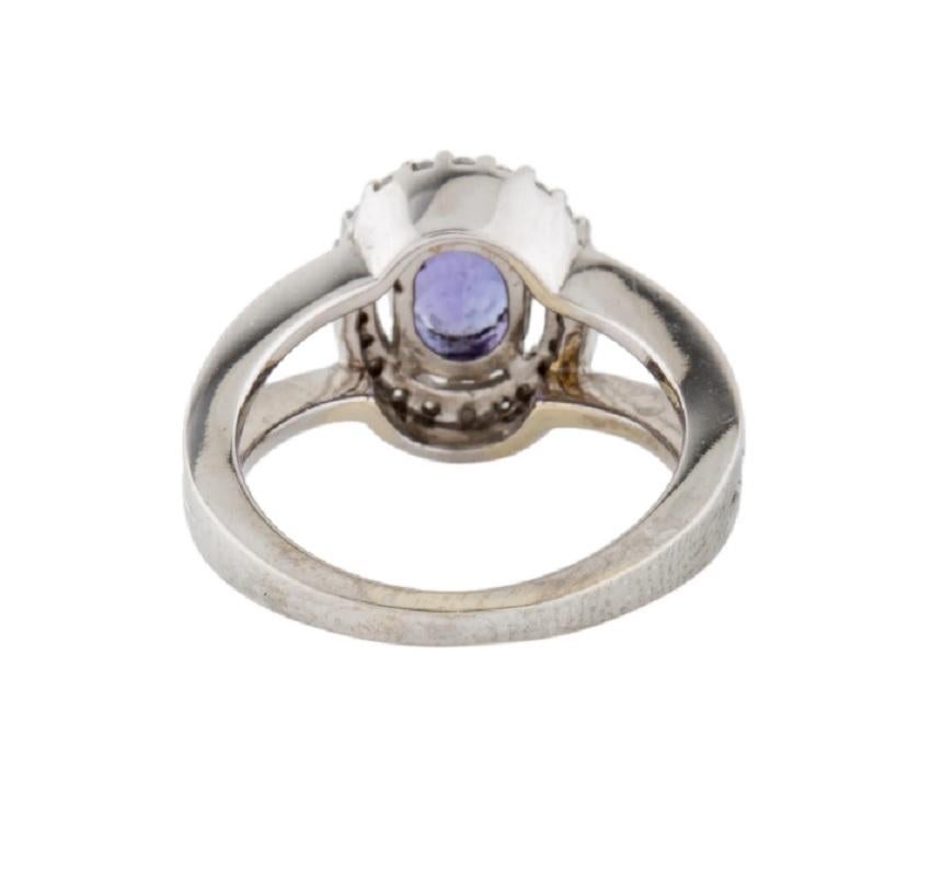 14 Karat Tanzanite Cocktail Ring In New Condition For Sale In New York, NY