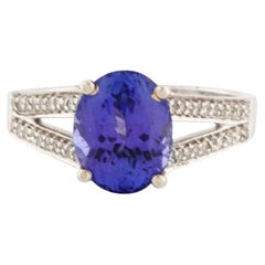 14k Tanzanite Plus Diamond Cocktail Ring