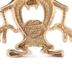 14K Tazmanian Devil Pendant