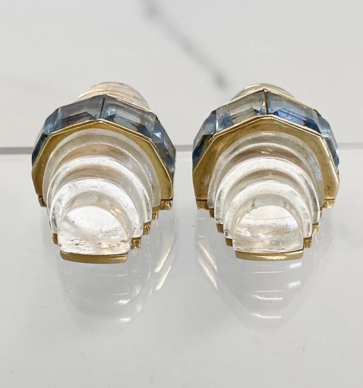 These 14k yellow gold Patricia Schepps Vail for Seamen earrings with topaz and clear crystal quartz are a rare find! They are clip on style.



Authenticity Guarantee: All of our items are guaranteed to be authentic designer items. If found to be