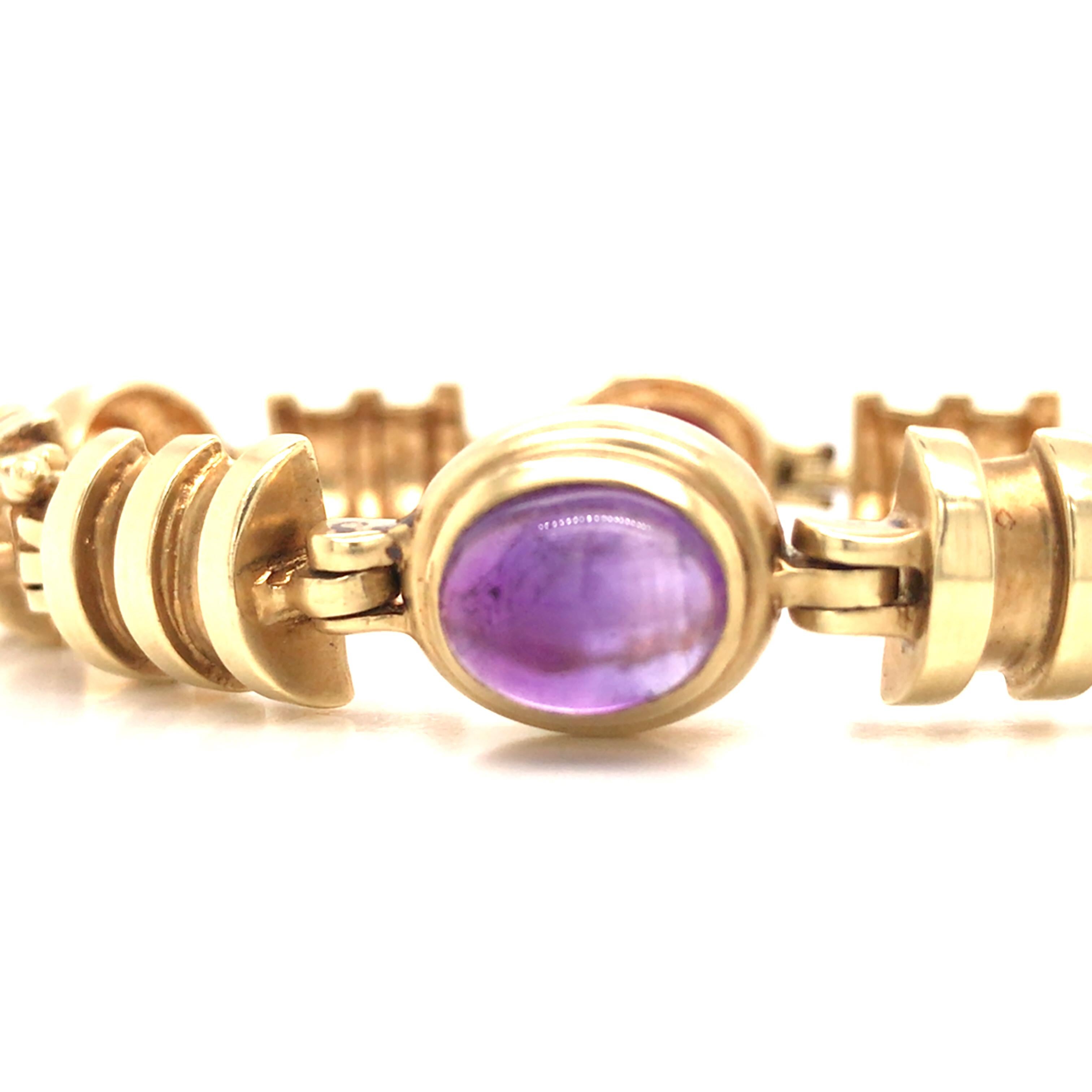 14K Turmalin Topas Citrin Armband Gelbgold 1