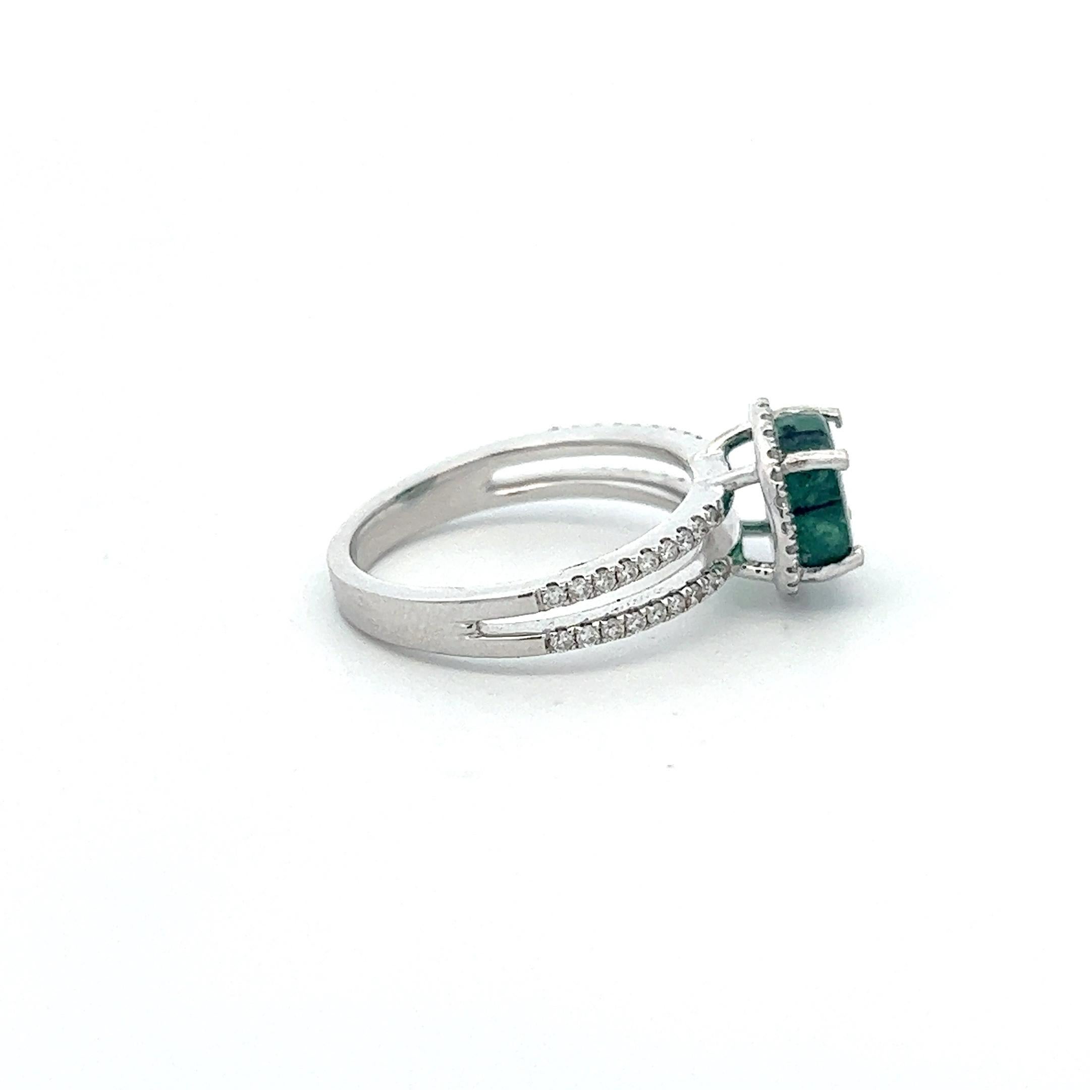 trapiche emerald ring