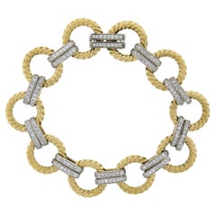 White Gold Link Bracelets