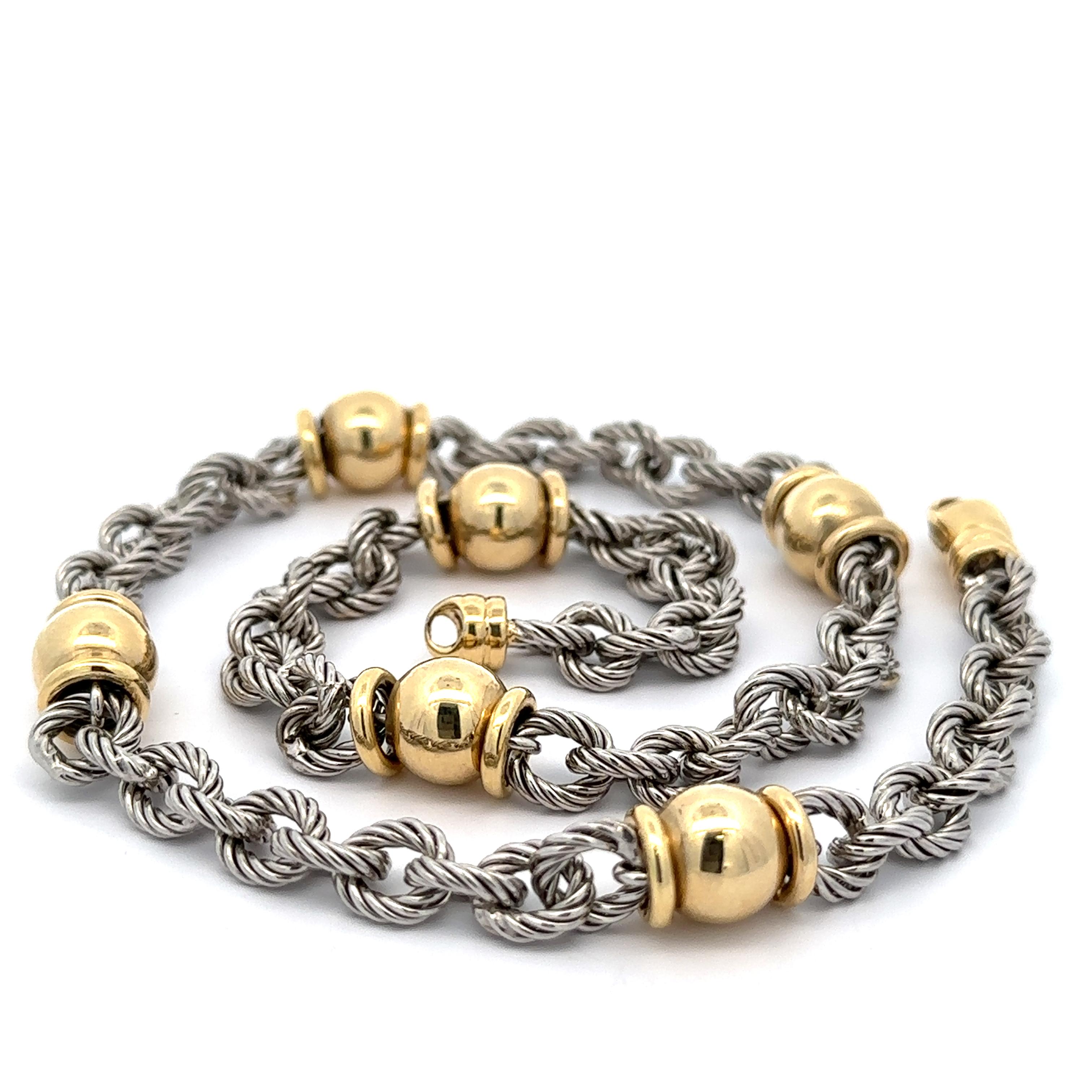 14k Two Tone 18