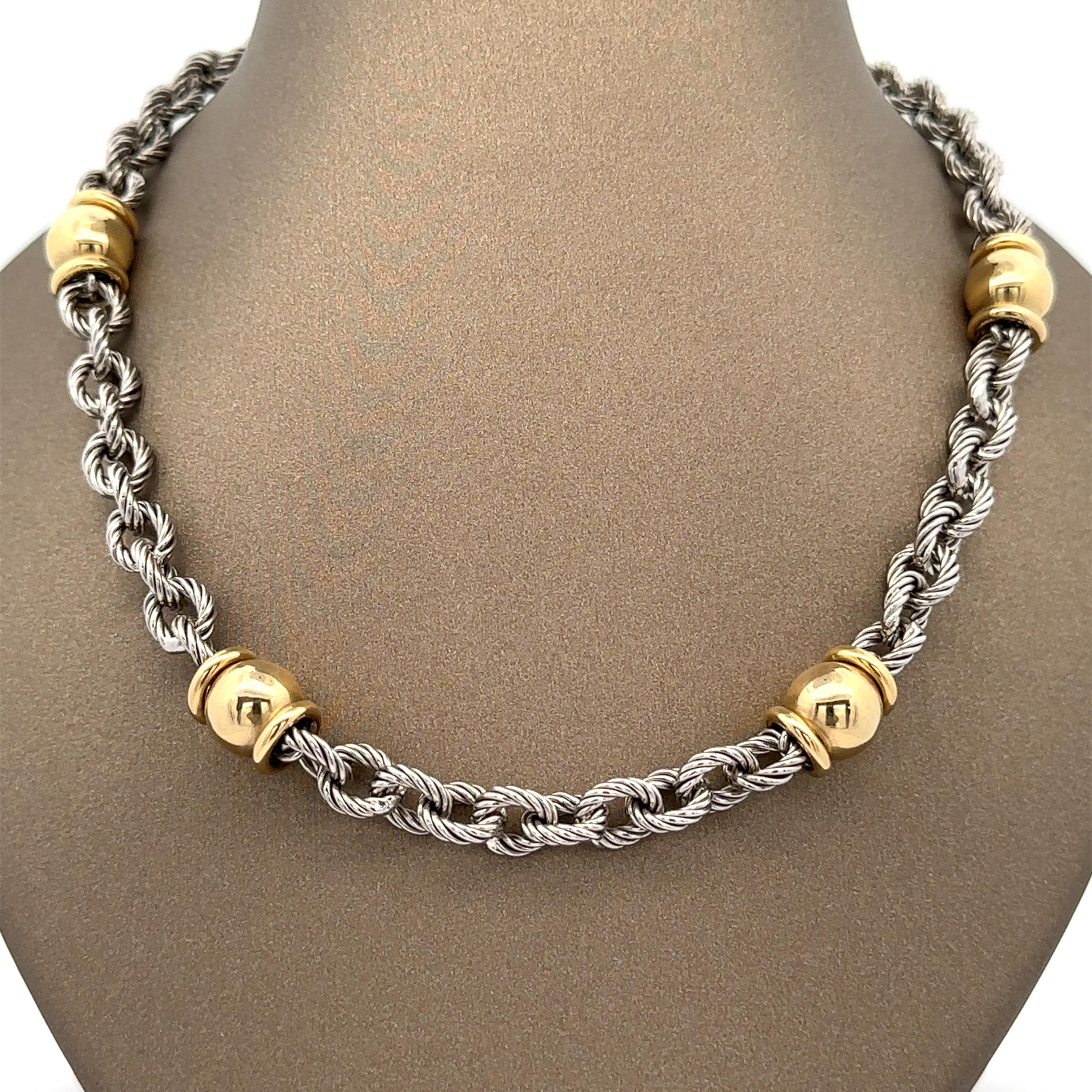 14k Two Tone 18