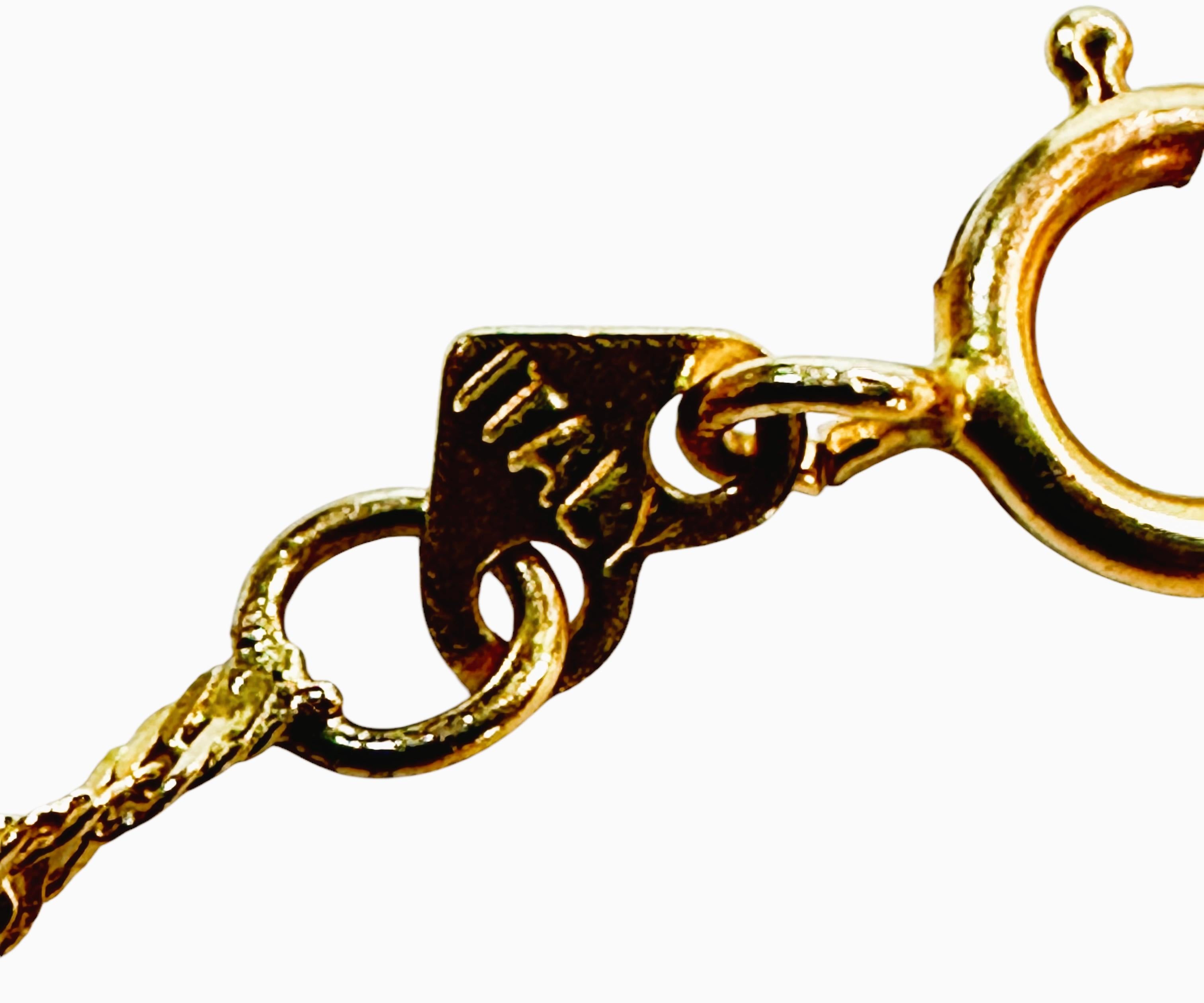 14k bicolore 2,65 carats  Collier à pendentif circulaire en or avec citrine et diamant en vente 3