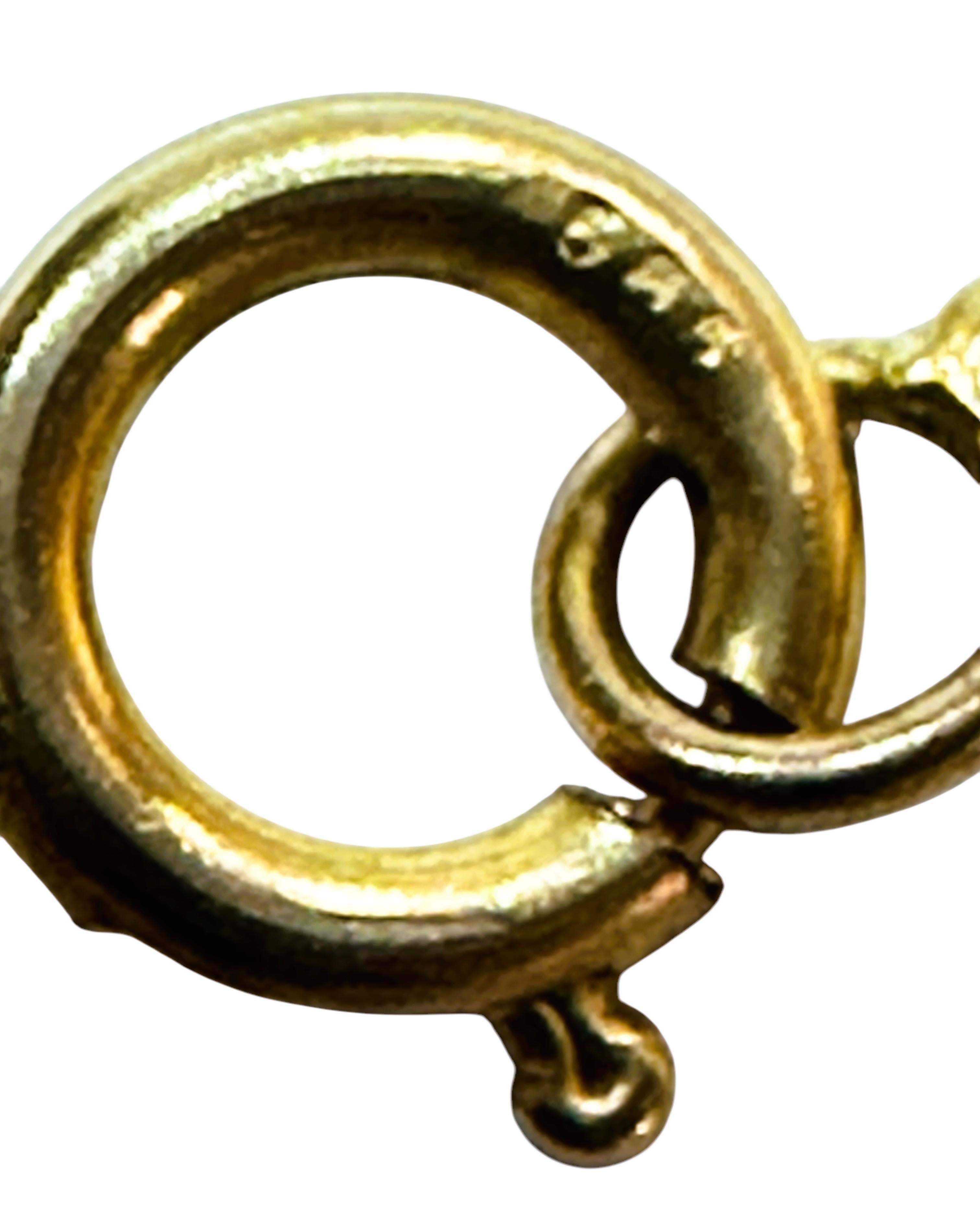 14k bicolore 2,65 carats  Collier à pendentif circulaire en or avec citrine et diamant en vente 4