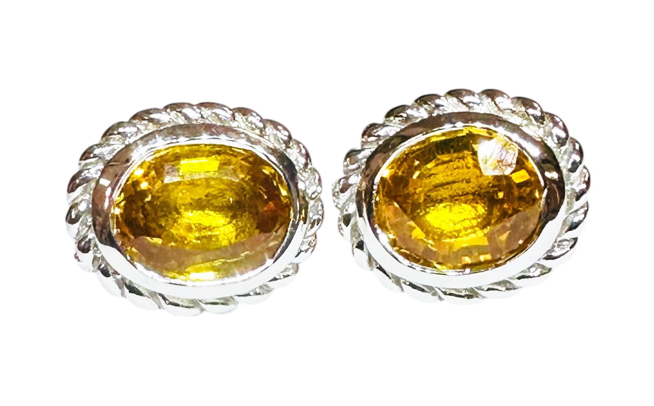 14k bicolore 2,65 carats  Collier à pendentif circulaire en or avec citrine et diamant en vente 8