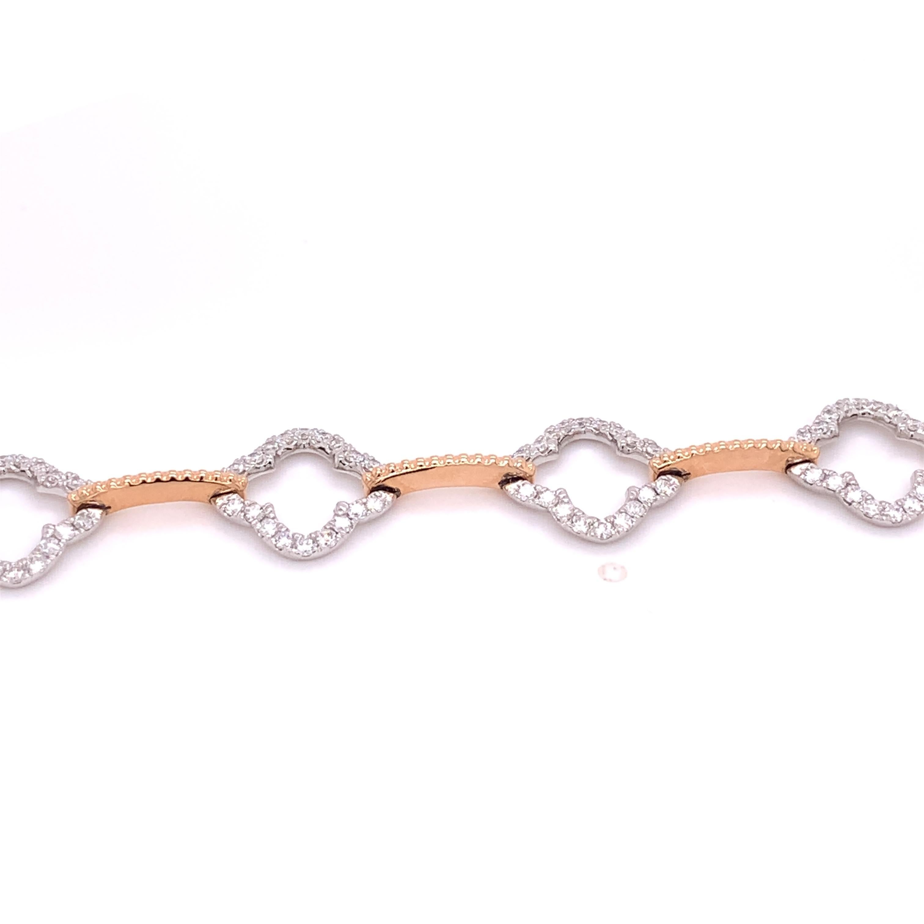 clover diamond bracelet