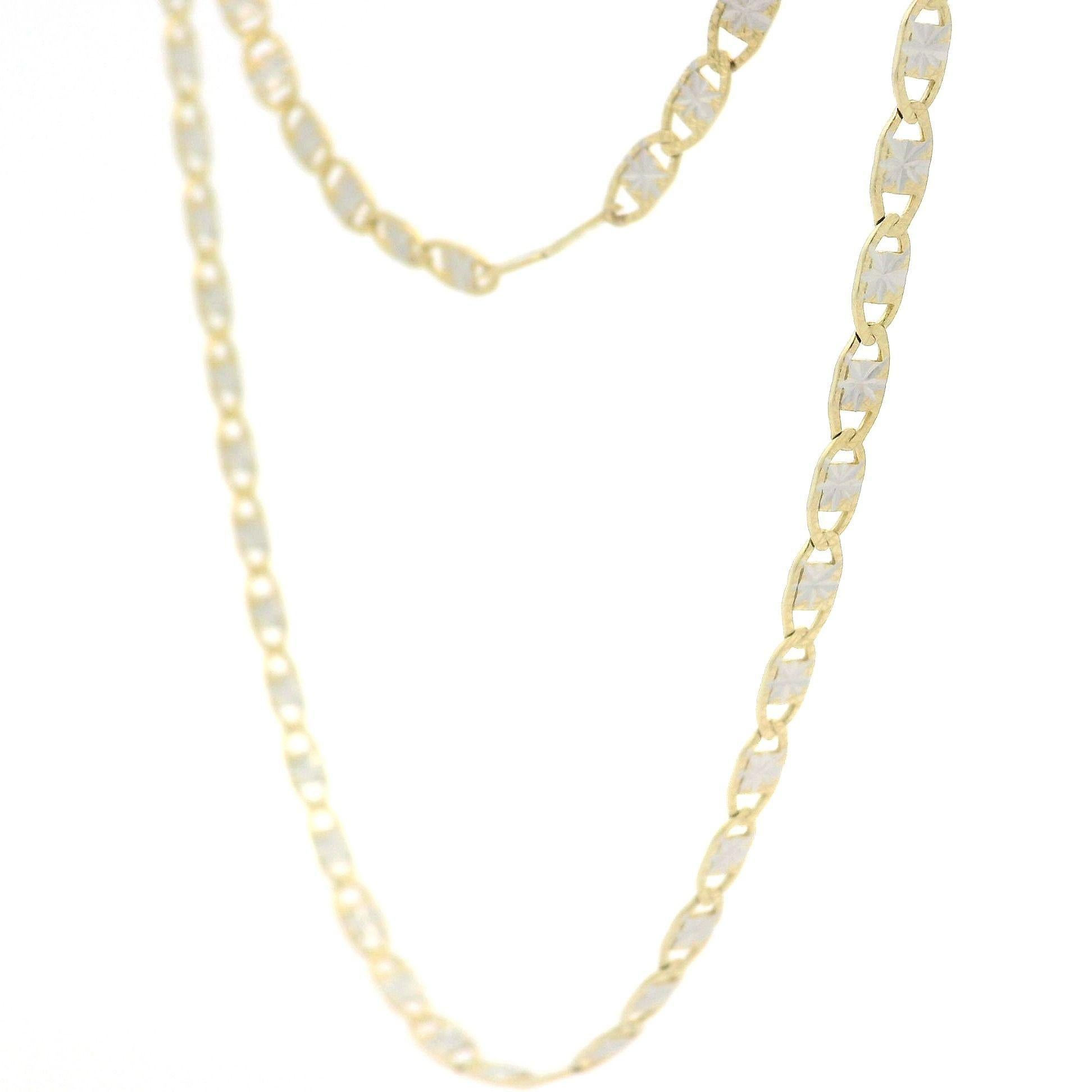 14k Or bicolore 22