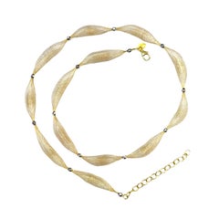14K Two-Tone Gold Estate Splendori Mesh Necklace
