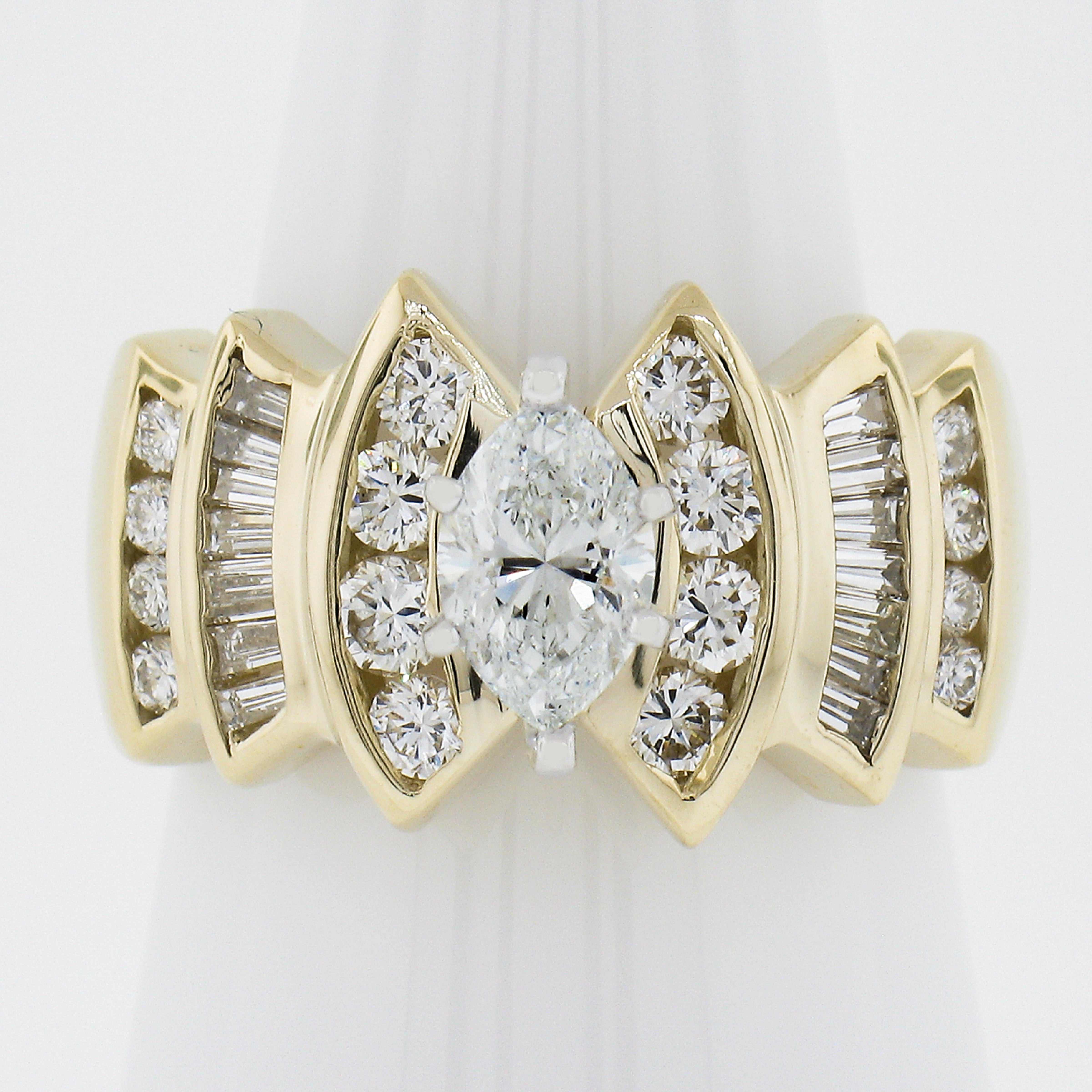 --Stein(e):--
(1) Natürlicher echter Diamant - Marquise Brillantschliff - Zackenfassung - Farbe F - Reinheit VS2 - 0,74ct (genau - zertifiziert)
** Vollständige Informationen siehe unten unter 