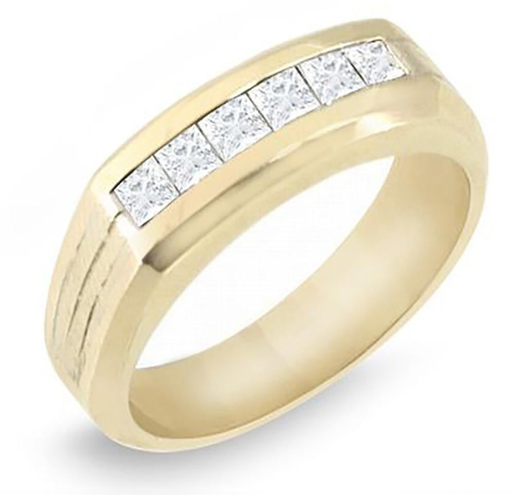 For Sale:  14K Two Tone Gold Men's Diamond Ring 0.65 TCW 3