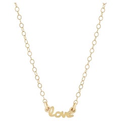 14K "Use Your Words" Necklace: LOVE