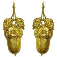 Antique 14k Victorian Acorn Earrings