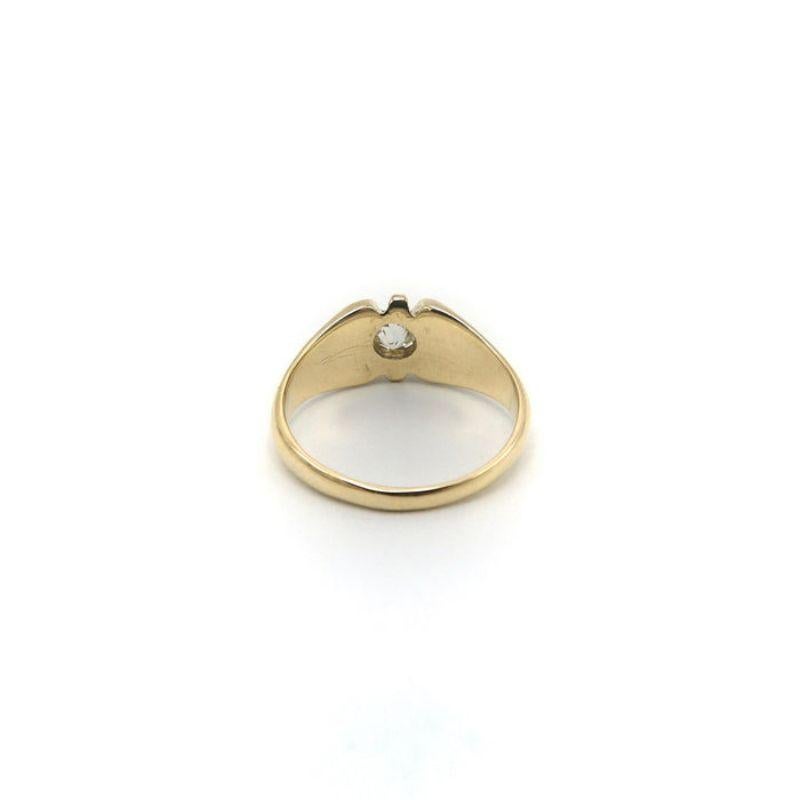 14K viktorianischen alten Mine Cut Diamantring für Damen oder Herren im Angebot