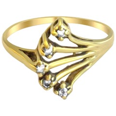 14 Karat Vintage Diamond Ring