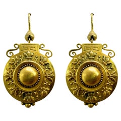14k Vintage Drop Earrings