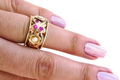 14 Karat Vintage Ruby Ladies Ring